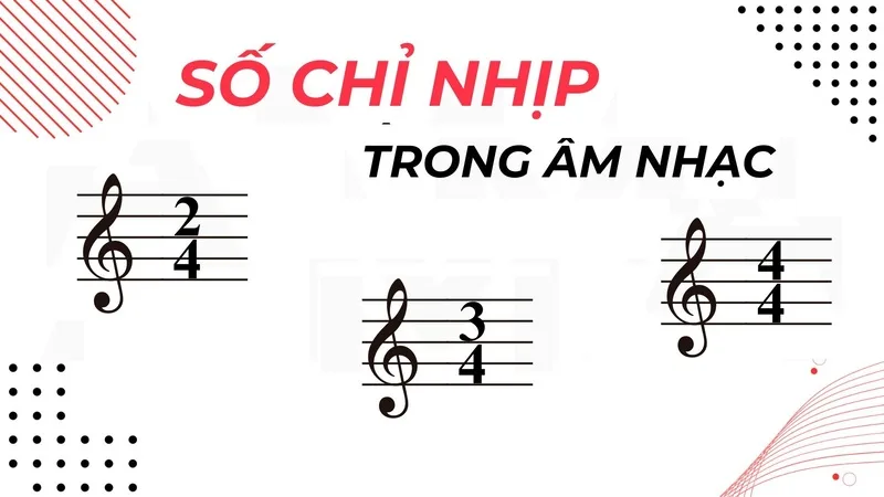Số chỉ nhịp cho biết cách các phách được nhóm lại trong từng ô nhịp.