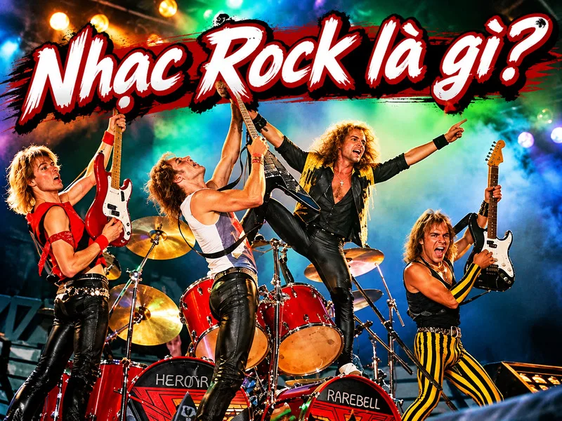 Nhạc Rock phát triển từ Rock and Roll cùng nhiều ảnh hưởng từ blues, R&B và country