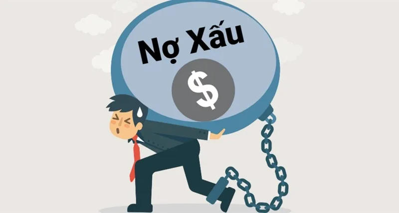 Nợ xấu phản ánh lịch sử thanh toán không đúng hạn và được phân loại theo các nhóm nợ rủi ro.